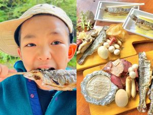 絶品！ニジマスの燻製を作って味わおう🍁釣り＆αが超充実している「奈良子釣りセンター」